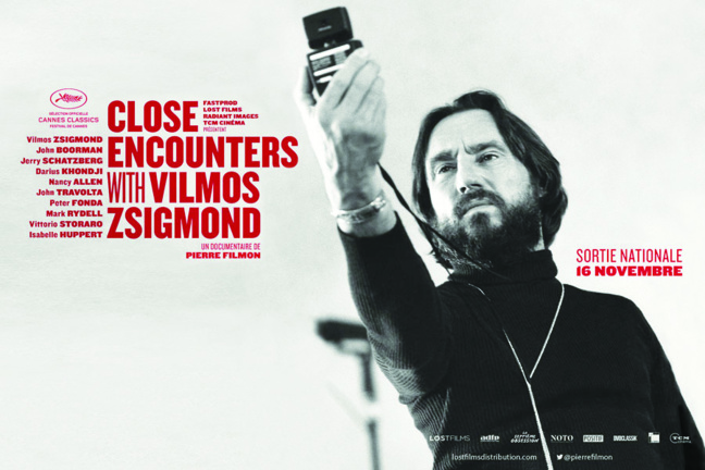 Close encounters with Vilmos Zsigmond. Jeudi 23 novembre 2017 à partir de 20h30. Soirée en présence de Pierre Filmon.