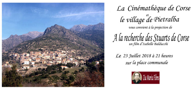 Séance de Cinémathèque Itinérante à Pietralba Lundi 23 Juillet 2018 à 21h00