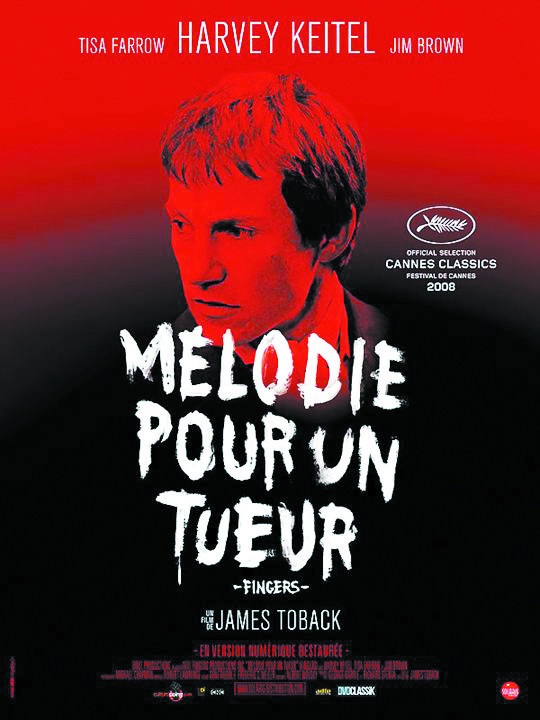 Cycle Père-Fils- Projection du film "Mélodie pour un tueur" (Fingers) de James Toback. Lundi 18 Février 2019 à 20h30 à la Cinémathèque de Corse.