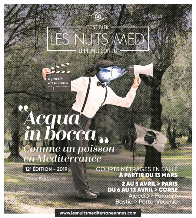 Les nuits Med.. Mercredi 10 Avril 2019 à partir de 19h00 à la Cinémathèque de Corse.