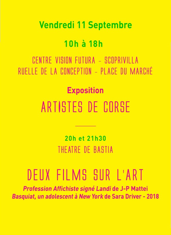 Artoteca Salon d'Art Actuel les 11-12 septembre 2020 à Bastia