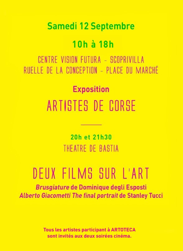 Artoteca Salon d'Art Actuel les 11-12 septembre 2020 à Bastia