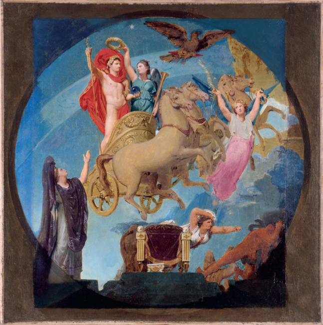 « Apothéose de Napoléon Ier » (vers 1853), esquisse de Jean-Auguste-Dominique Ingres (1780-1867). Paris Musées/Musée des Beaux-Arts de la Ville de Paris, Petit Palais