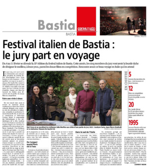 Festival italien de Bastia : le jury part en voyage