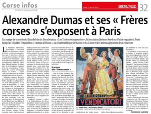 Alexandre Dumas • Les Frères corses Alexandre Dumas • Les Frères corses