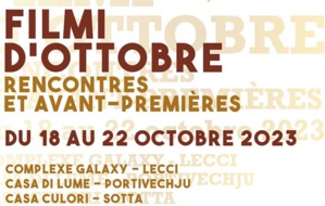 "Filmi D’Ottobre" du 18 au 22 octobre 