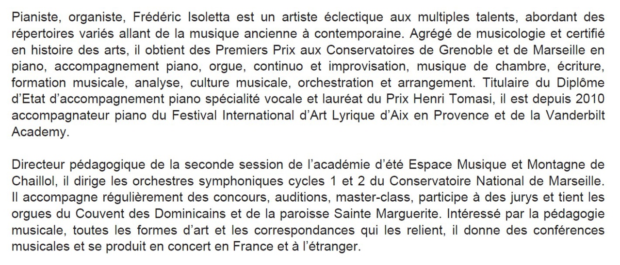 Ciné-Conférence musicale • 18mai