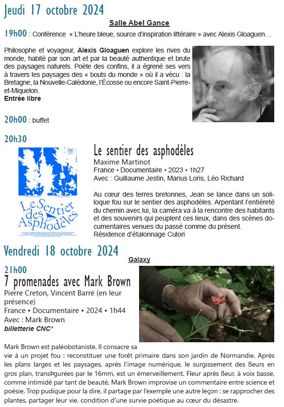 Filmi d'Uttrovi 2024 • du 16/10 au 20/10 • 