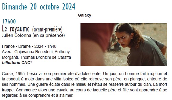 Filmi d'Uttrovi 2024 • du 16/10 au 20/10 • 