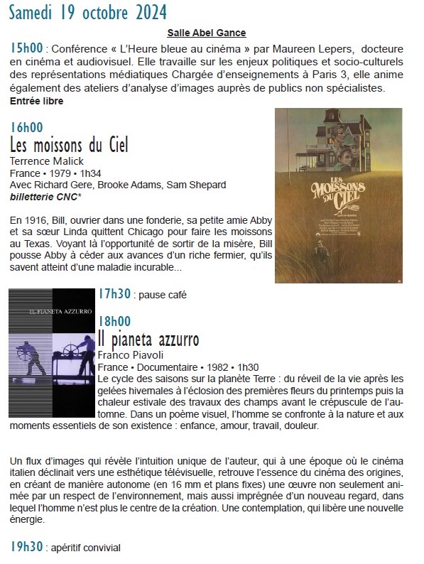Conférence avec Maureen Lepers • 19/10