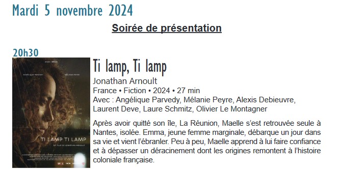 GREC • Soirée de présentation • 5/11 • 20h30