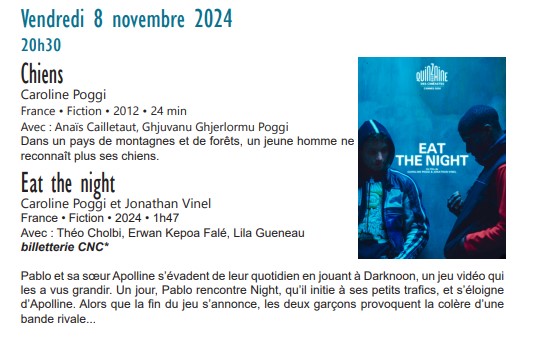 Rencontres du GREC • 8/11 • 20h30