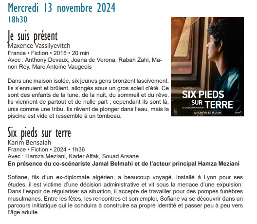 Rencontres du GREC • 13/11 • 18h30
