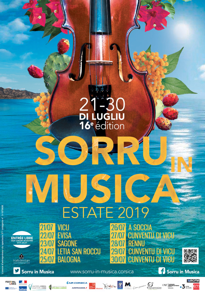 Festival Sorru in Musica à Balogna le 25 juillet 2019- Ciné-concert «  Les Ombres qui passent » d’Alexandre Volkoff,à partir de 21h30.