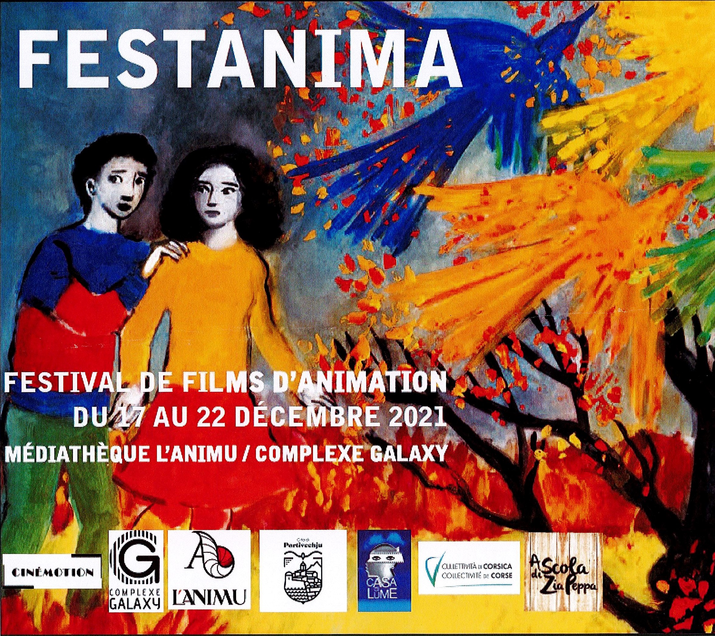 Festival de films d'animation du 17 au 22 décembre 2021- Médiathèque L'ANIMU / Complexe GALAXY 