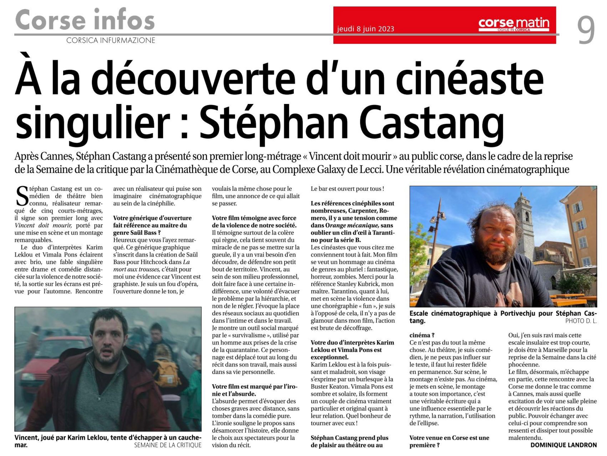 Stéphan Castang • Semaine de la Critique Stéphan Castang • Semaine de la Critique