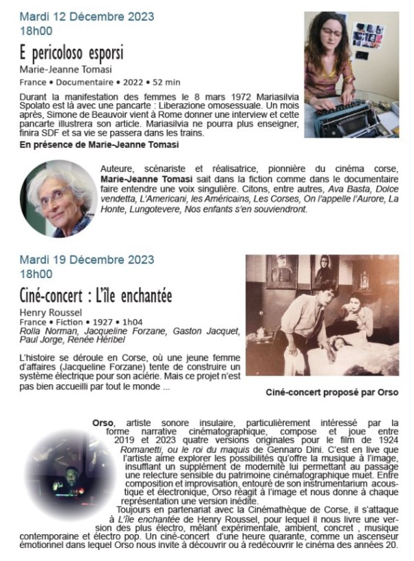 Sine Marti: 28 Nov•5 Déc•12 Déc• 19 Déc•