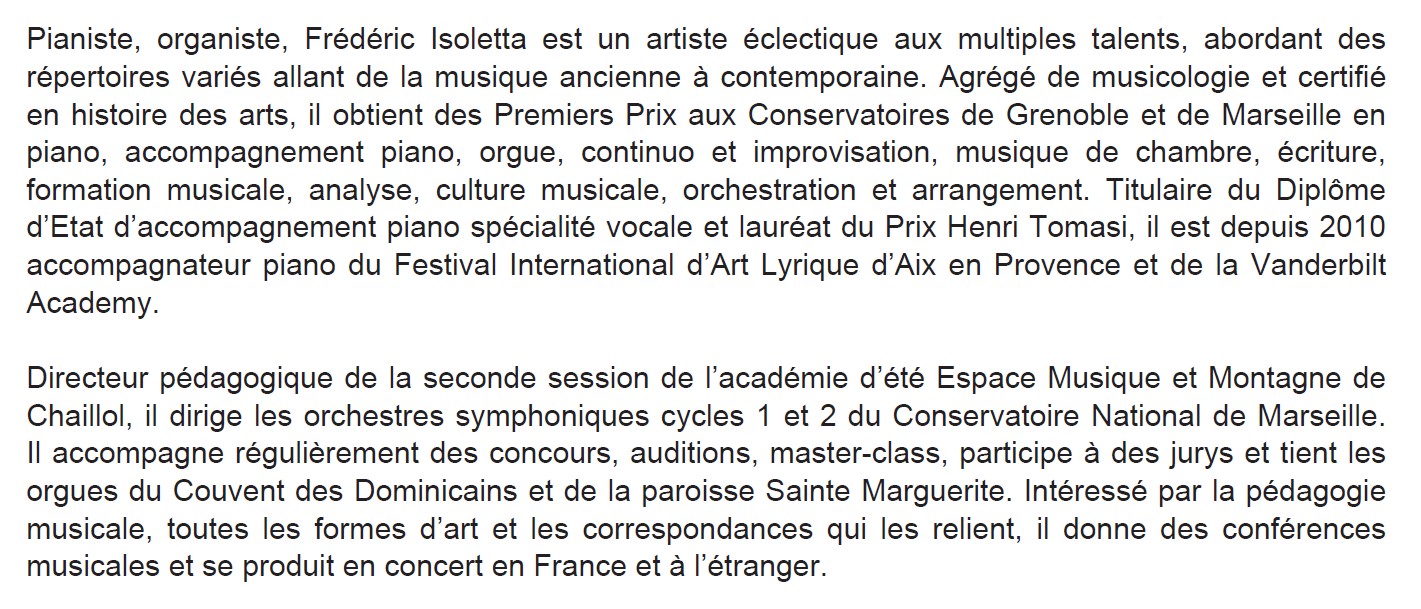Ciné-Conférence musicale • 18mai