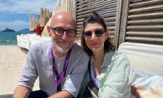 Laurent Hérin et Ava Cahen à Cannes, à l’occasion de la Semaine de la critique. D.L.