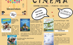 Le Ciné-goûter "Un conte peut en cacher un autre" initialement prévu le mercredi 28 Février à la Cinémathèque est annulé en raison de sa projection lors du festival de films d'animation au Centre Culturel de Porto-Vecchio du 26/02 au 5/03/2018.