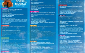 FESTIVAL SORRU IN MUSICA  Ciné-concert le 27 JUILLET 2021 à Vico