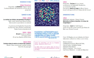 Culori di Maghju-Projections et Rencontres cinématographiques autour des images et de la couleur du 13 au 15 mai 2022 à Sotta et au Complexe Galaxy.